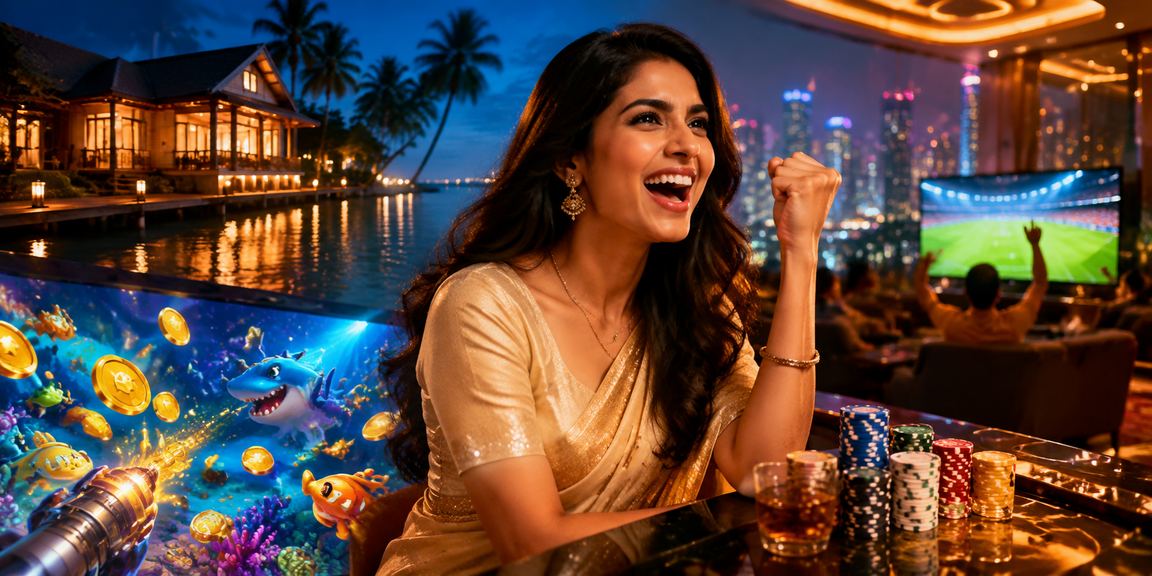Indian player enjoying mobile fishing game on 17613 platform